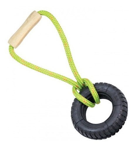 Juguete Para Perro Neumatico Con Agarre De Cuerda 24cm Lcm 0