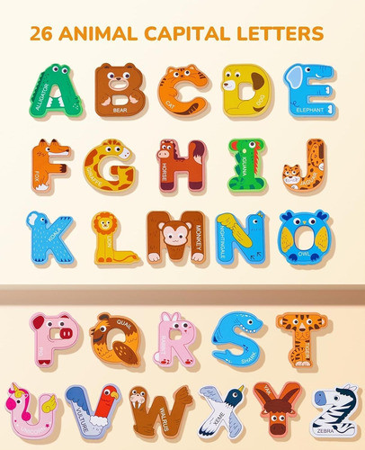 Letras Magnéticas Abc Para Niños De 2 A , Juguetes 1