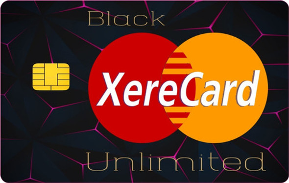 Adesivo Cartão Crédito Débito Black Xerecard Unlimited 0 Adesivo Cartão Crédito Débito Black Xerecard Unlimited 0