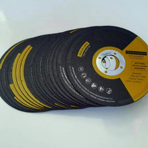 X50 Disco De Corte Metal Amoladora 115 X 1.0 1.6 1