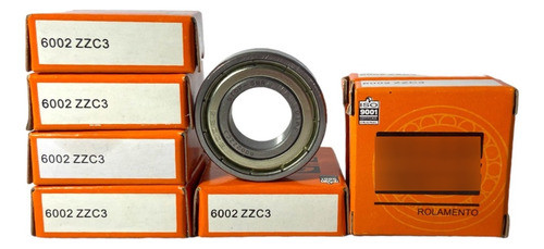 Kit Com 10 Rolamento 6002 Zz Gbr Ø32x15x9 0