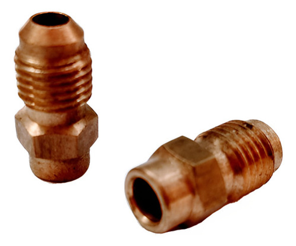 Unión De Bronce 1/4 Fm  X 1/4 Fm - Refrigeración Soldar 0