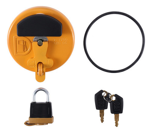 Tampa De Bloqueio Do Tanque De Combustível Com Cadeado 7x770 0