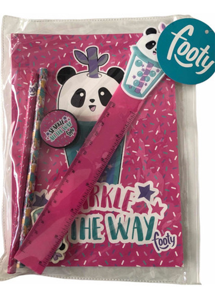 Kit Set De Escritura Escolar Footy Llama Panda Donas Papas 1 Kit Set De Escritura Escolar Footy Llama Panda Donas Papas 1