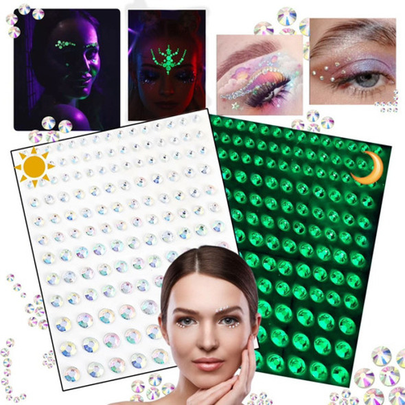 Strass Gemas Autoadhesivas Brilla Oscuridad Multiuso Cristal 0