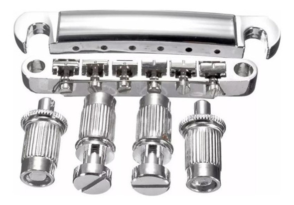 Ponte Cavalete Cromada Para Guitarra Les Paul  Dolphin 1