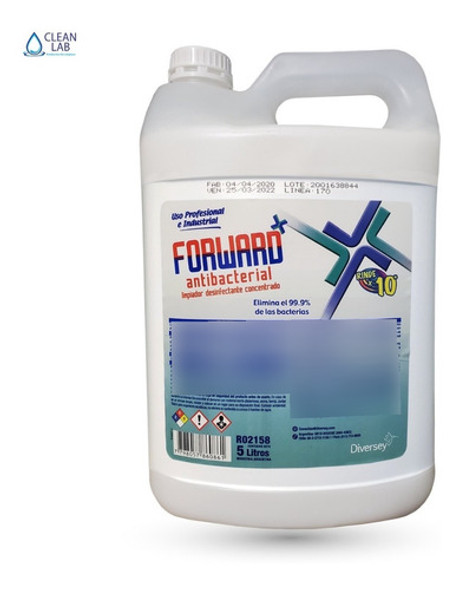 Limpiador Desinfectante Concentrado Forward Antibacterial 5l 1 Limpiador Desinfectante Concentrado Forward Antibacterial 5l 1