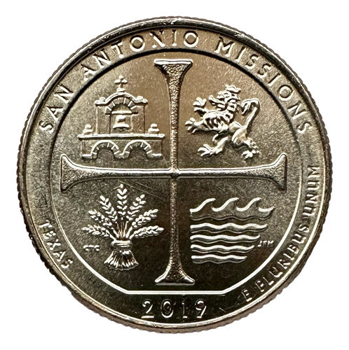 San Antonio - Cuarter - Año 2019 - Parques - Eeuu - Moneda 0