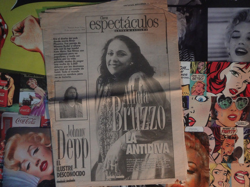 Lote Alicia Bruzzo Clarin Espectaculos Ub40 Johnny Depp 0