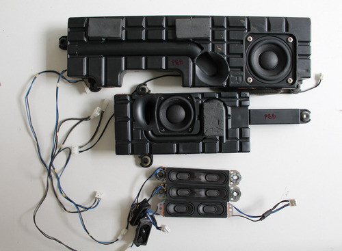 Jogo 5 Altofalantes + 2 Twitters Tv LG 32lg80fd Originais 0