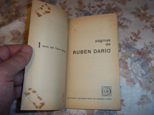 Paginas De Ruben Dario - Serie Del Nuevo Mundo 1