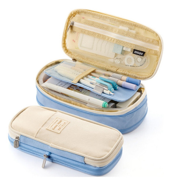 Estojo De Lápis Angoo Big Capacity Office College School Hig 0