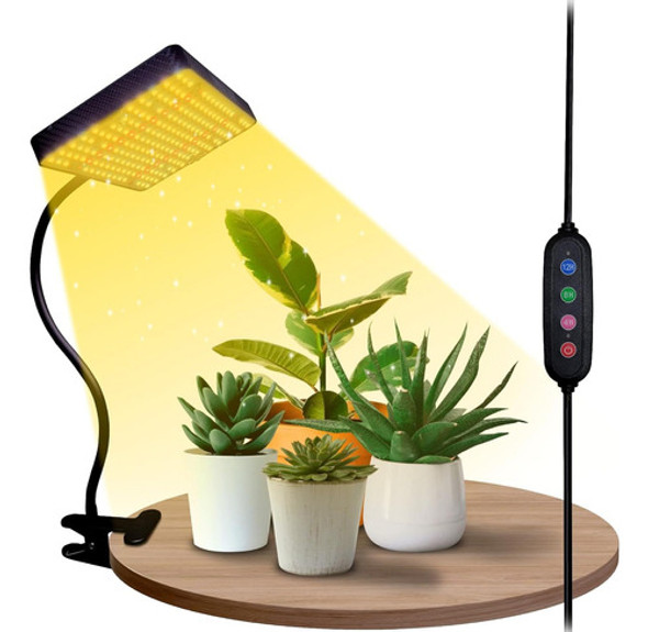 Lámpara De Crecimiento Led Clip Plantas De Interior Es... 0