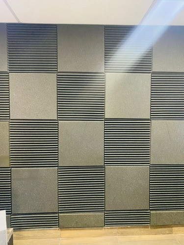 32 Placas Acusticas 50x50 Flat 35 Mm = 8 M² Anti Chamas 1