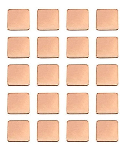E-excepcional 20pcs 15x15x1.2mm Disipador De Calor De Enfria 0