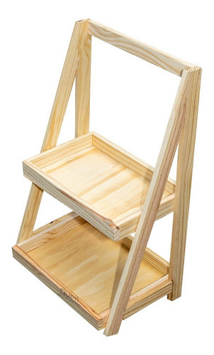 Estanteria Organizador Frutero De Pino Con 2 Cajones 1