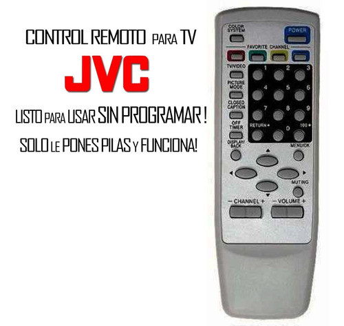 Control Remoto Para Tv Jvc  Varios Modelos 1