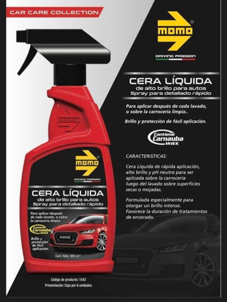 Cera Rapida Quik Detail , Cera Liquida Momo, Carnauba Wax 0
