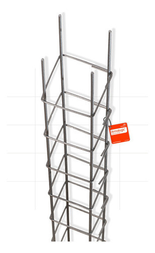 Combo Armalogic 20x20 Hierro 8mm X 3mts Largo (x10 Unid) 0