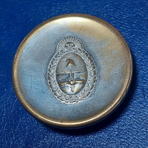 Antigua Hebilla Cinturón Militar Diario Bronce - 4 Cm - 1228 0