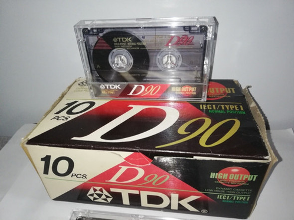 Cassette Tdk D90. 0