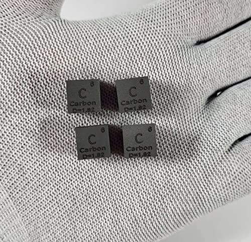 Cubo Acrilico C Elemento Tabla Periodica 10mm Carbon 1