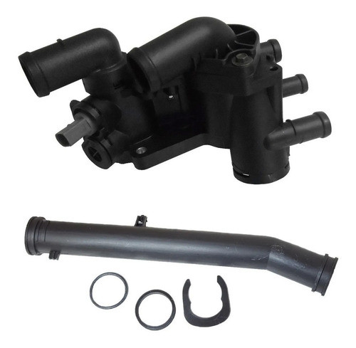 Cuerpo Porta Termostato + Caño Y Bulbo Vw Suran Fox 1.6 8v 0