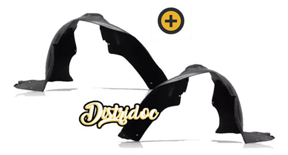 Kit X 2 Guardaplast Delanteros Vw Fox Suran 2003/10 1