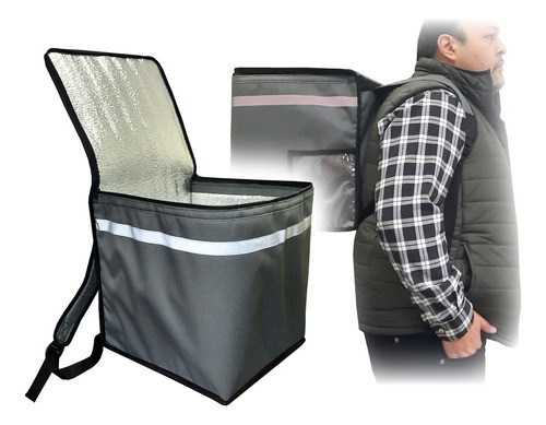 Mochila Termica Para Delivery Con Tapa Superior - Termofood 0