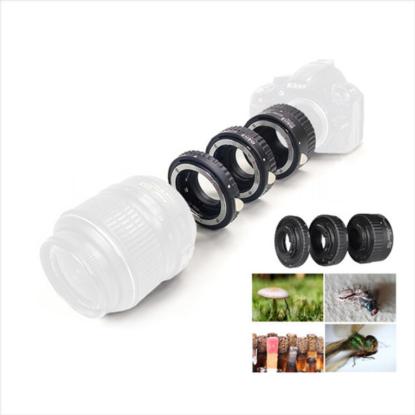 Tubo Macro Autofoco Meike P/ Nikon Baioneta Plástico F Mount 0