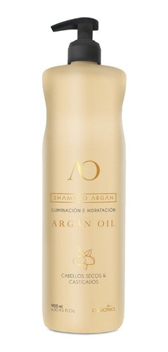 Shampoo Argan Oil Iluminacion  Ossono 900 Ml X 2 Unidades 1