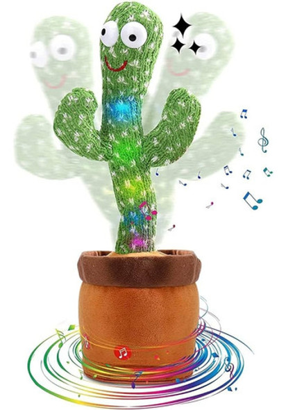 Cactus Bailarín Tuna Música 120 Canciones Repite Voces Usb 1