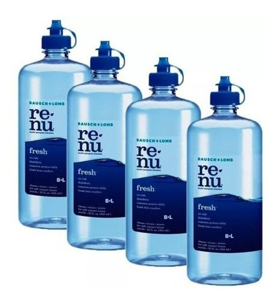 Combo X4 Renu Fresh Solución Multiproposito Líquido X 500ml 0 Combo X4 Renu Fresh Solución Multiproposito Líquido X 500ml 0