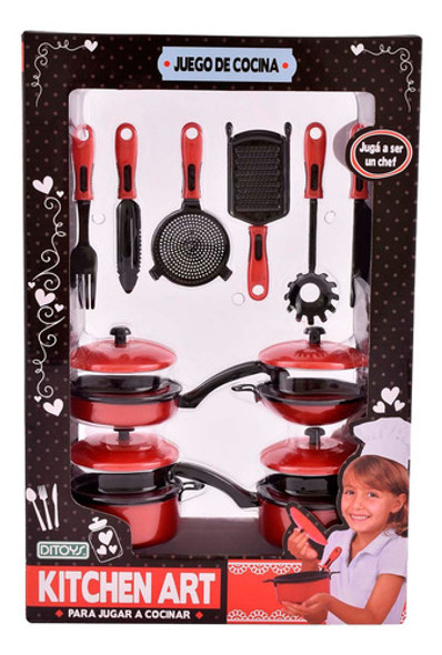 Set Juego De Cocina Para Jugar A Ser Chef Mt3 2242 Ttm 0
