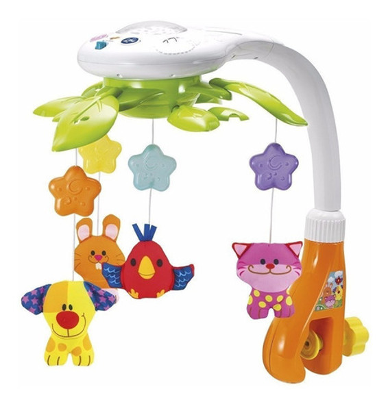 Movil Cunero Musical Proyector Para Bebe 0845 Marca Winfun 1