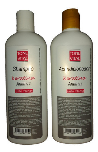 Shampoo + Acondicionador Keratína Antifrizz - Tone Vitae 0