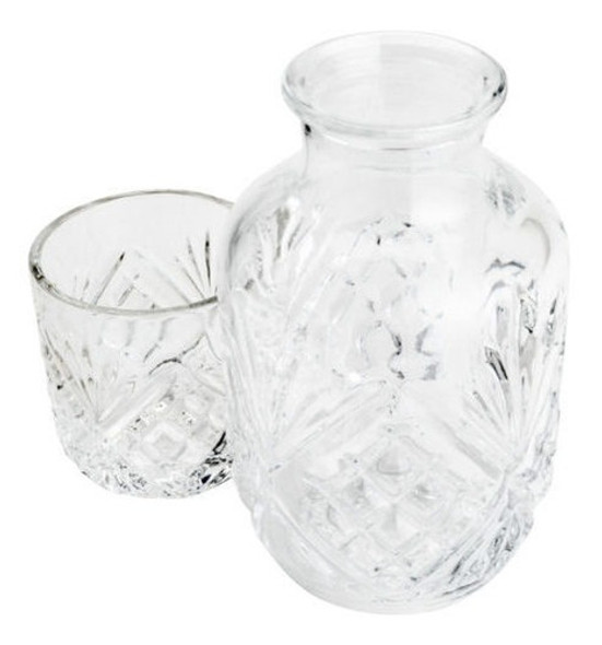 Moringa Em Vidro Transparente Dublin 500ml C/tampa Lyor 1