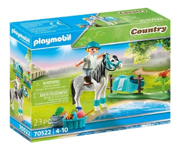 Figura Con Poni Coleccionable - Playmobil Country 70522 0