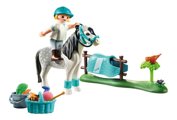 Figura Con Poni Coleccionable - Playmobil Country 70522 1