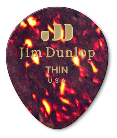Jim Dunlop 485r05th Gota De Lágrima De Celuloide Genuino, 0