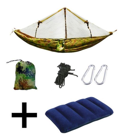 Hamaca Con Mosquitero Ultraliviana Hasta 190 Kg Pescacamping 0