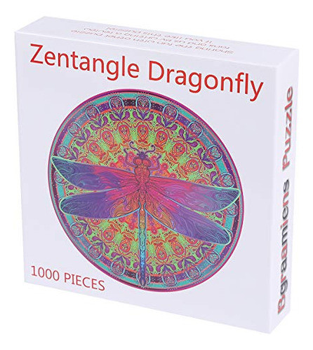 Bgraamiens Puzzle-zentangle Libélula-1000 Piezas Vívida Libé 1