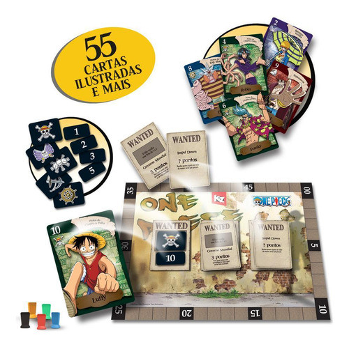 Jogo Tabuleiro One Piece Wanted 1