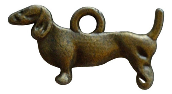 Dije Perro Salchicha Bronce Tibeteano 0