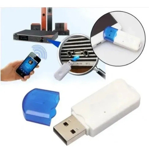 Aparelho Receptor Adaptador Wireless Usb Bluetooth Som Carro 0