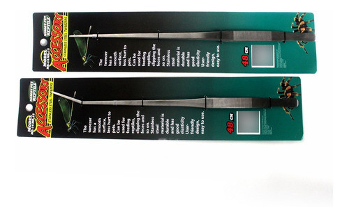 Pinça Reta Grande Para Alimentação De Repteis Nomoy Pet 48cm 0