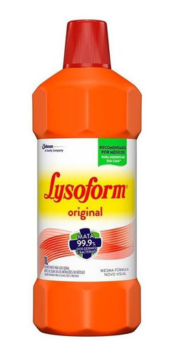 Desinfetante Lysoform Original 1 Litro Bactericida 0
