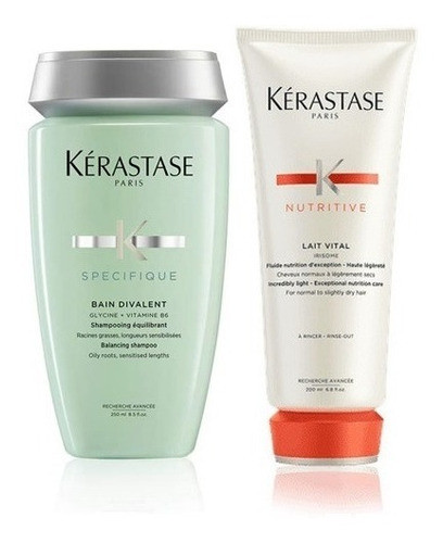 Bain Divalent Y Lait Vital Kerastase 0