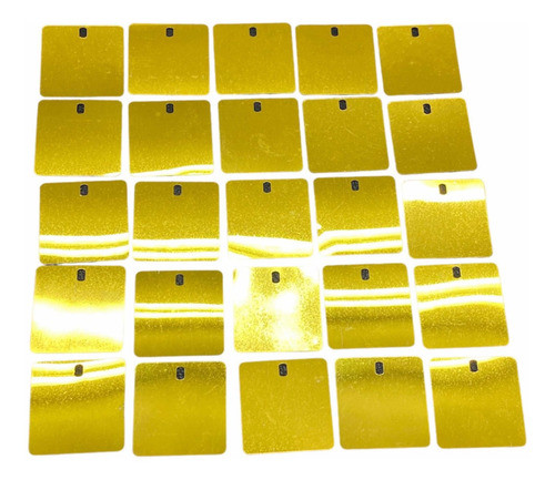 Lentejuela Oro P/ Armar Shimmer Wall Panel 30x30mm 70 Unidad 0