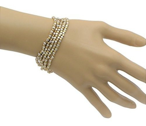 Rosemarie Colecciones De La Mujer Abalorio Pulsera Elastica 1